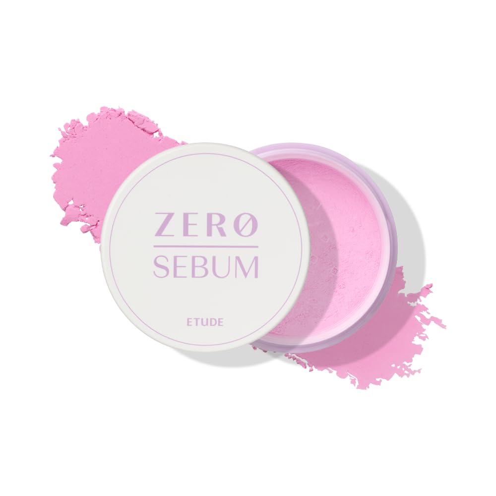 ETUDE Zero Sebum Loose Setting Powder for Oily Skin, Soft Matte, 0.14 oz