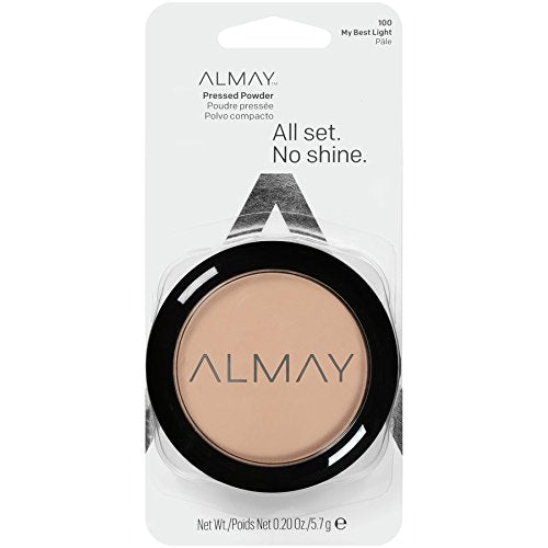 Almay Pressed Face Powder Makeup, 100 My Best Light