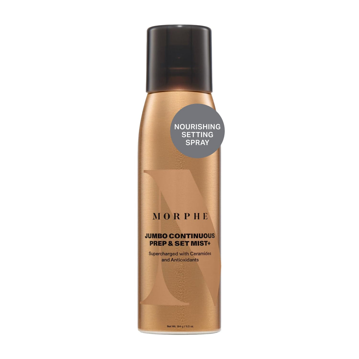Morphe Continuous Prep & Set Setting Spray - Hydrating Setting Spray for Makeup & Skin Prep - Enriched with Ceramides and Antioxidants for a Radiant Finish (2.8 oz)