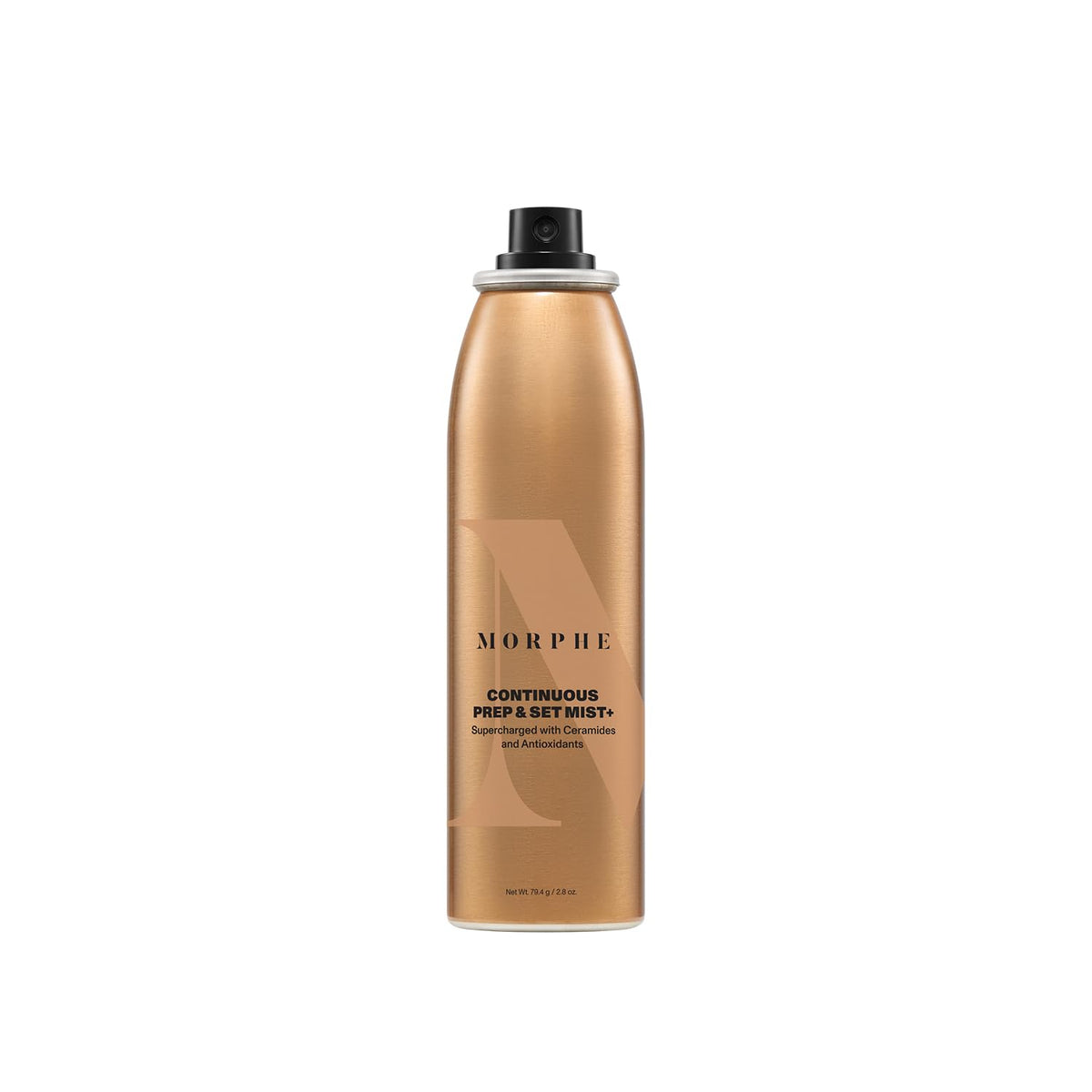 Morphe Continuous Prep & Set Setting Spray - Hydrating Setting Spray for Makeup & Skin Prep - Enriched with Ceramides and Antioxidants for a Radiant Finish (2.8 oz)