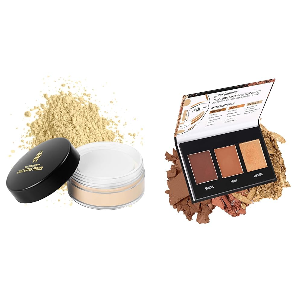 Black Radiance True Complexion Loose Setting Powder, Cocoa Kisses, 0.64 Ounce (Packaging May Vary)