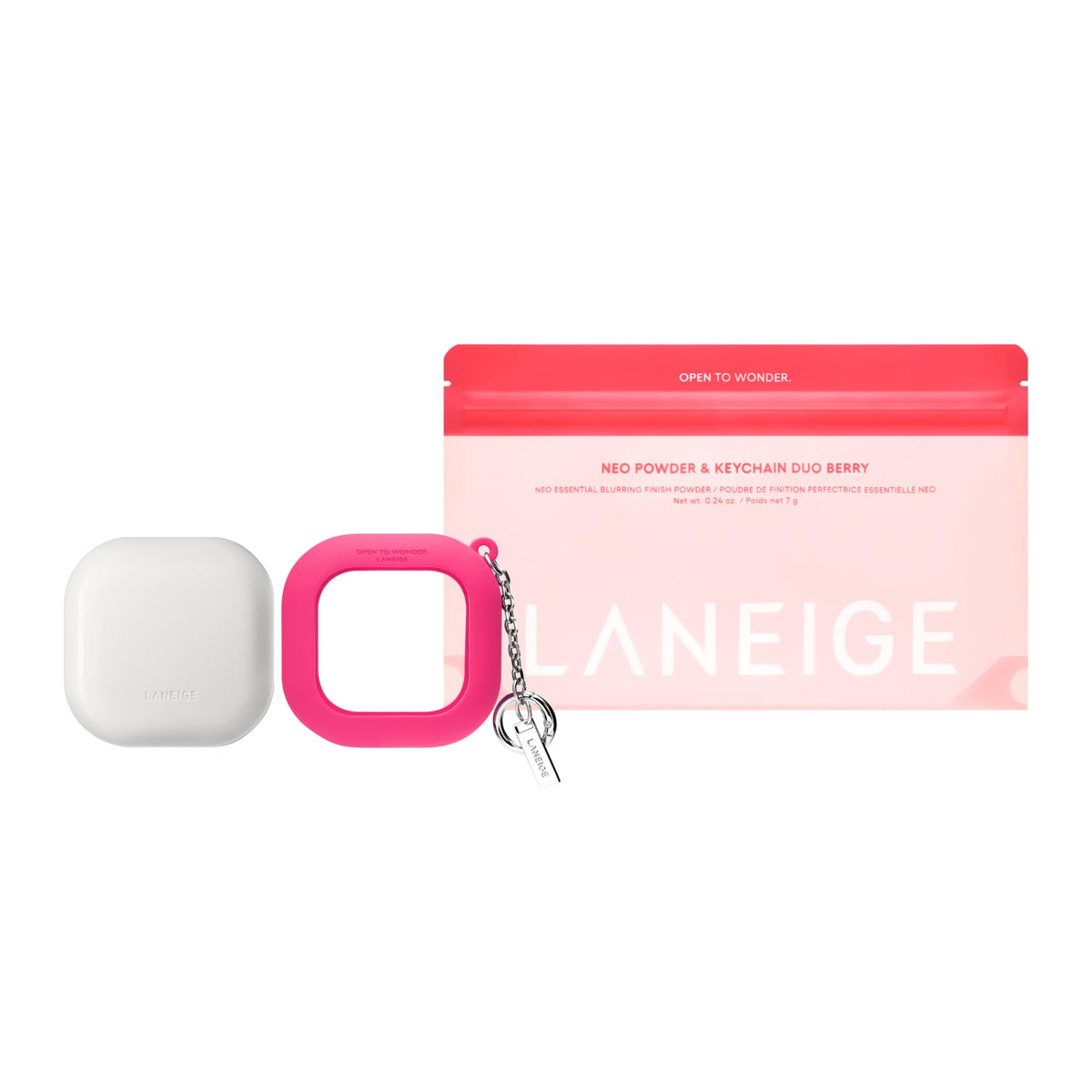 LANEIGE Neo Blurring Powder: Korean Oil-Control Compact with Pore Blurring, Smoothing Finish & Travel-Friendly, No-Spill Packaging