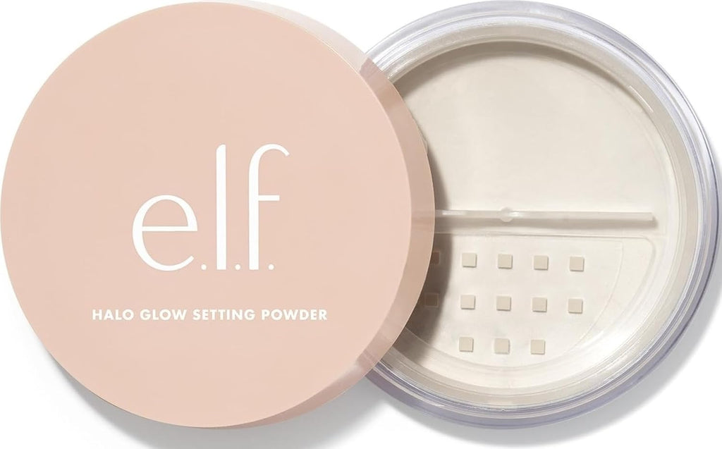 e.l.f. Halo Glow Soft Focus Setting Powder, Silky & Creates Soft Glow Without Shine, Smooths Pores & Lines, Vegan & Cruelty-Free, Medium