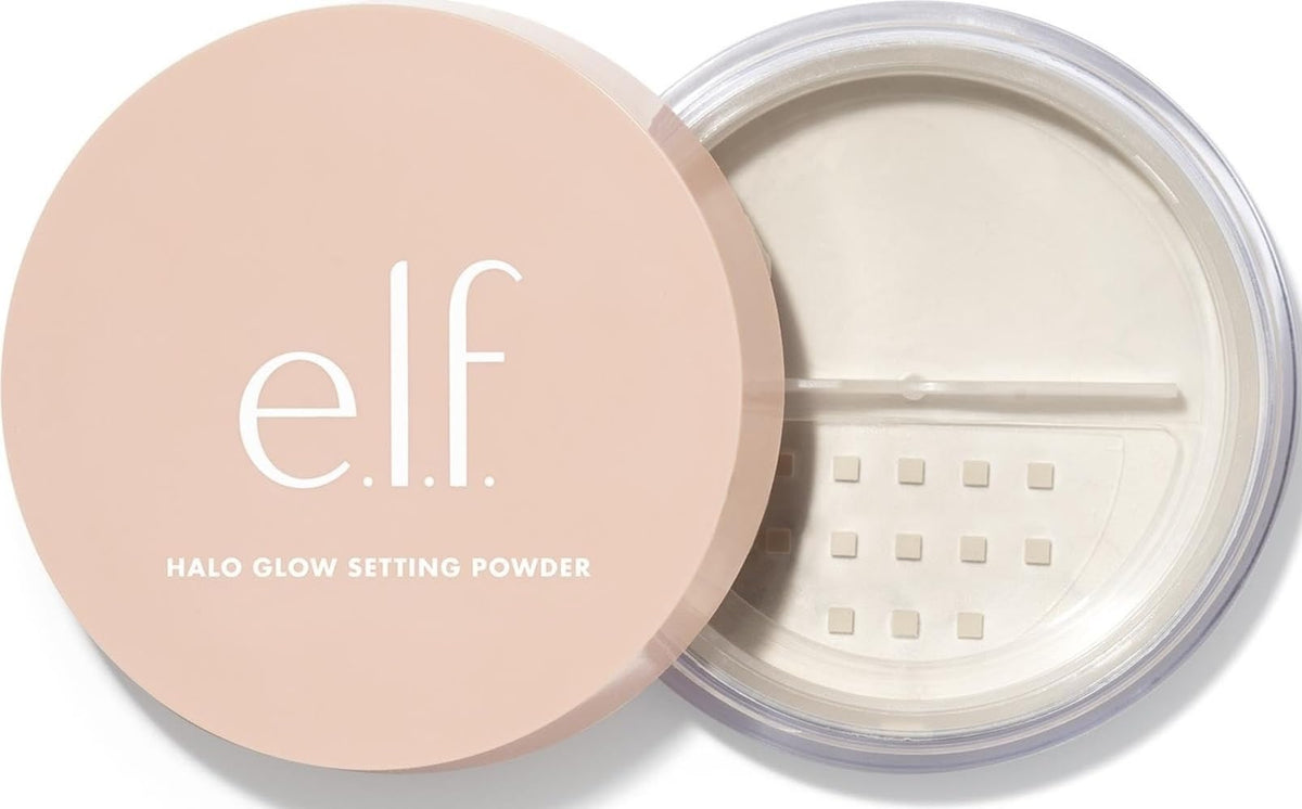 e.l.f. Halo Glow Soft Focus Setting Powder, Silky & Creates Soft Glow Without Shine, Smooths Pores & Lines, Vegan & Cruelty-Free, Medium