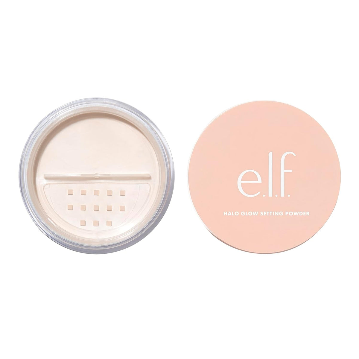 e.l.f. Halo Glow Soft Focus Setting Powder, Silky & Creates Soft Glow Without Shine, Smooths Pores & Lines, Vegan & Cruelty-Free, Light Pink