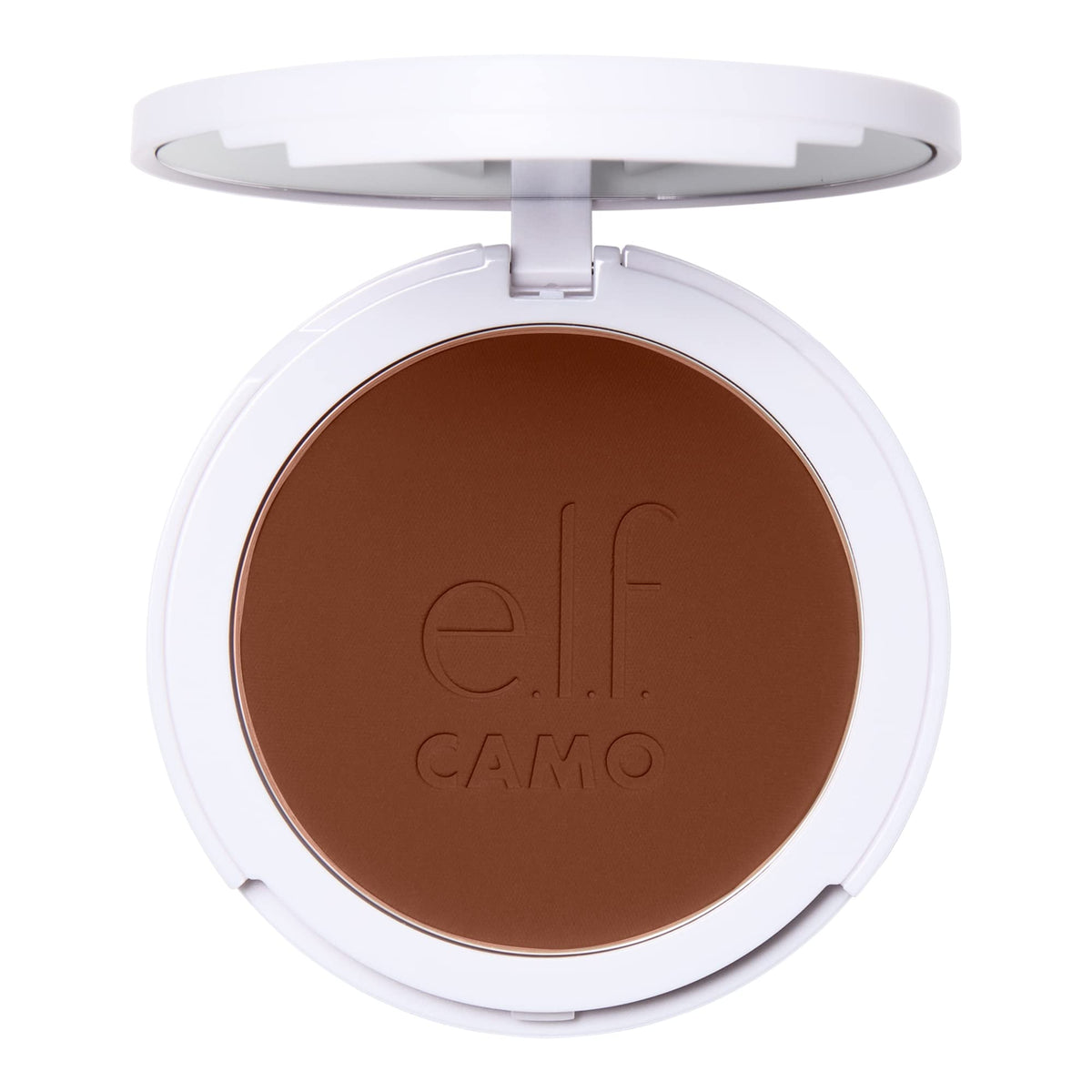 e.l.f. Camo Powder Foundation, Lightweight, Primer-Infused Buildable & Long-Lasting Medium-to-Full Coverage Foundation, Fair 150 C