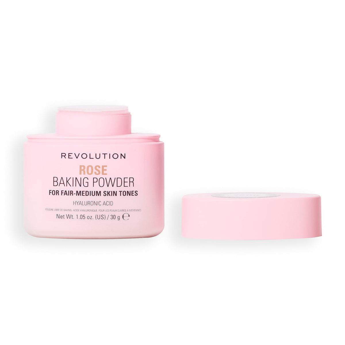 Revolution Beauty, Loose Baking Powder, Makeup Setting Powder, Long Lasting Coverage, Mattifies & Reduces Shine, Banana, 1.12 Oz