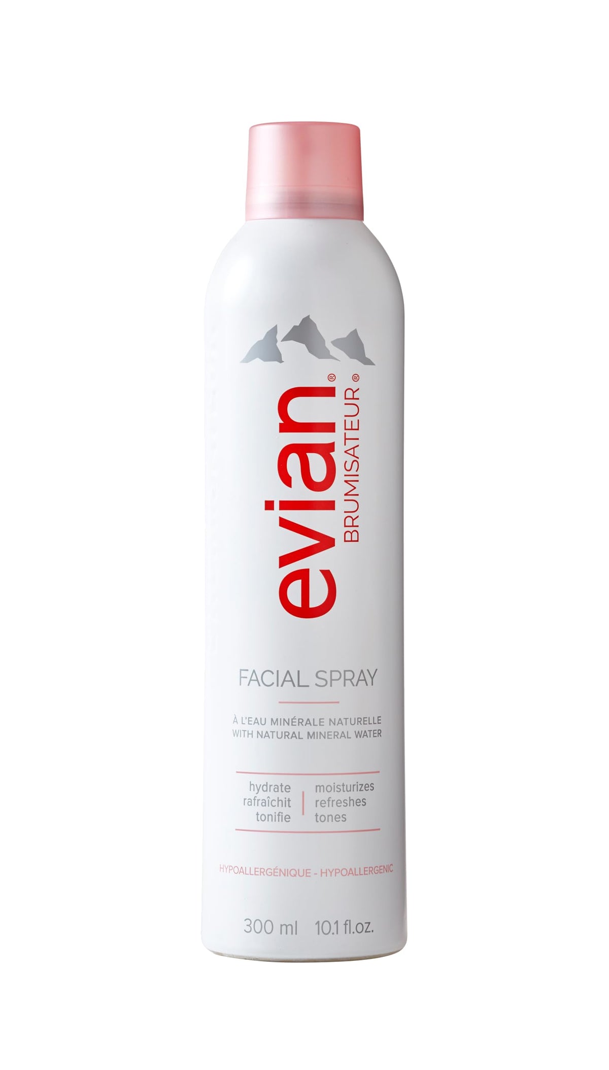 Evian Facial Spray 1.7 oz - Hydrating Mineral Water Mist for Face & Skin - Refreshes Makeup and Tones Skin - TSA-Approved Mini Facial Spray Set for Daily Skincare Hydration