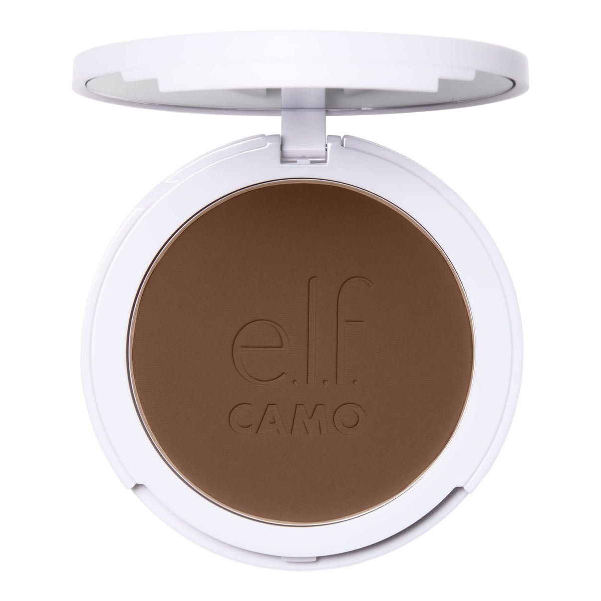 e.l.f. Camo Powder Foundation, Lightweight, Primer-Infused Buildable & Long-Lasting Medium-to-Full Coverage Foundation, Fair 150 C