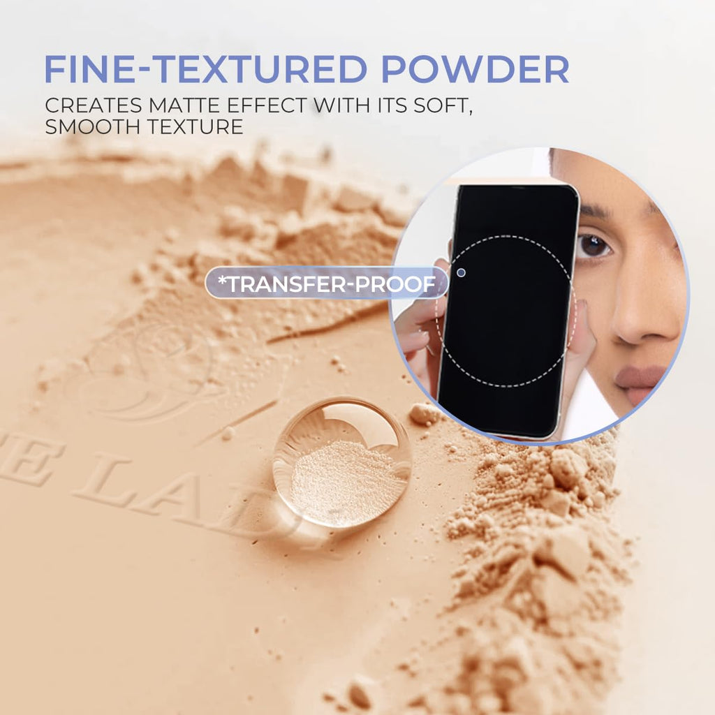 SACE LADY Face Powder Waterproof Long Lasting Setting Powder Blurring #02