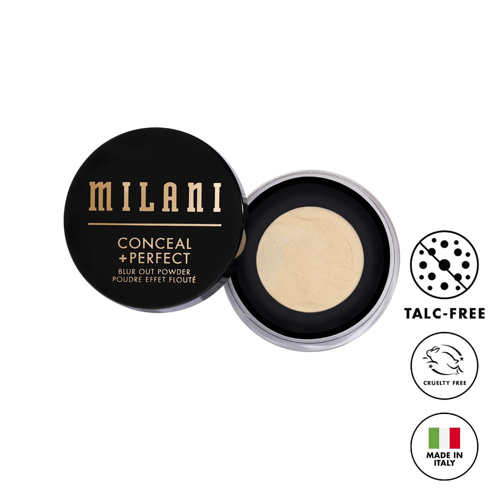 Milani Conceal + Perfect Blur Out Setting Powder Talc-Free -Translucent