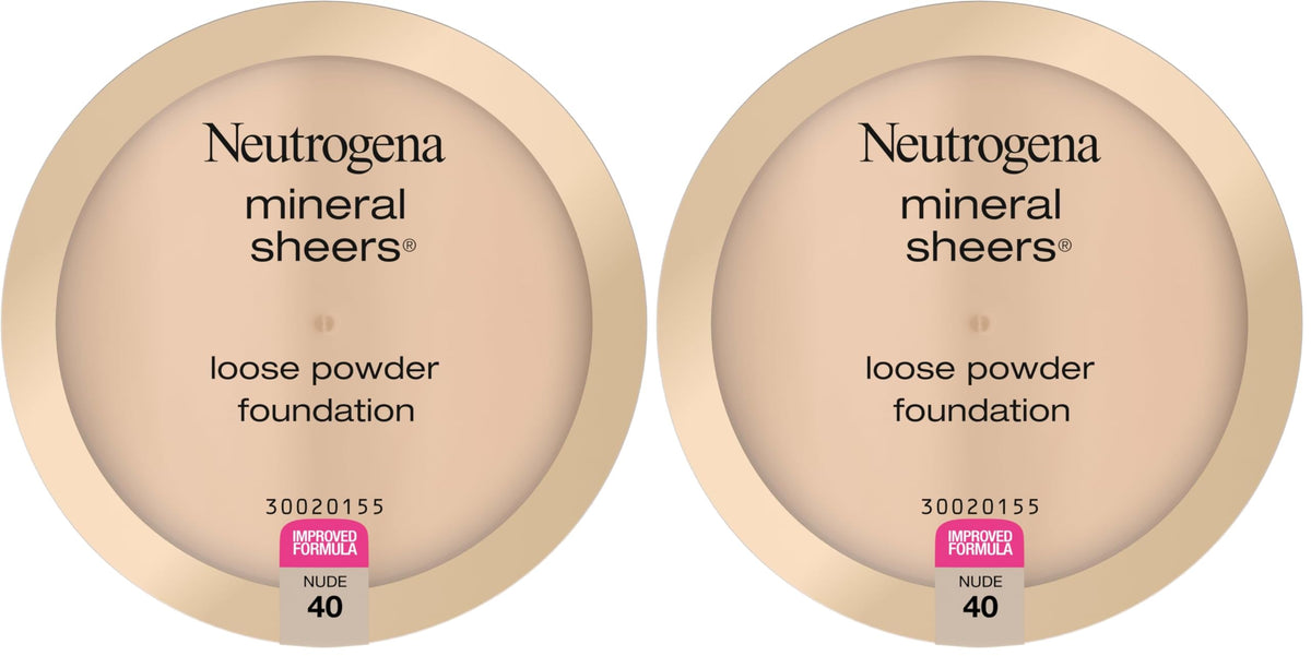 Neutrogena Mineral Loose Face Powder Foundation, Natural Ivory 20, 0.19 oz