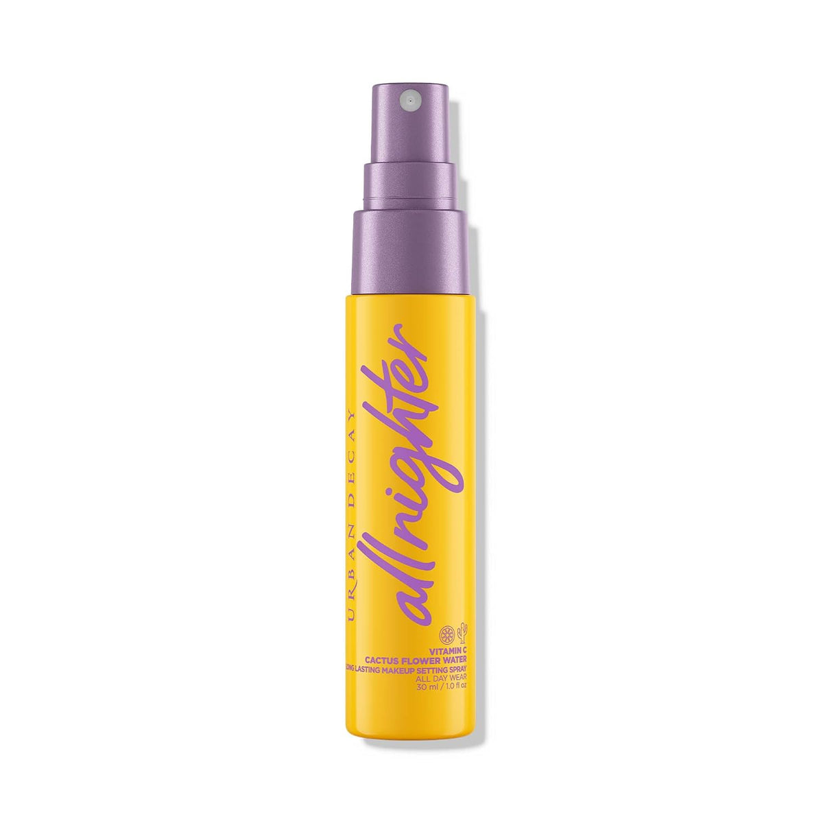 Urban Decay All Nighter Vitamin C Hydrating Makeup Setting Spray for Face, Transfer-Resistant, Waterproof, 16 HR Wear, with Vitamin C & Cactus Flower Water, Illuminated Finish, for Dry Skin, Vegan