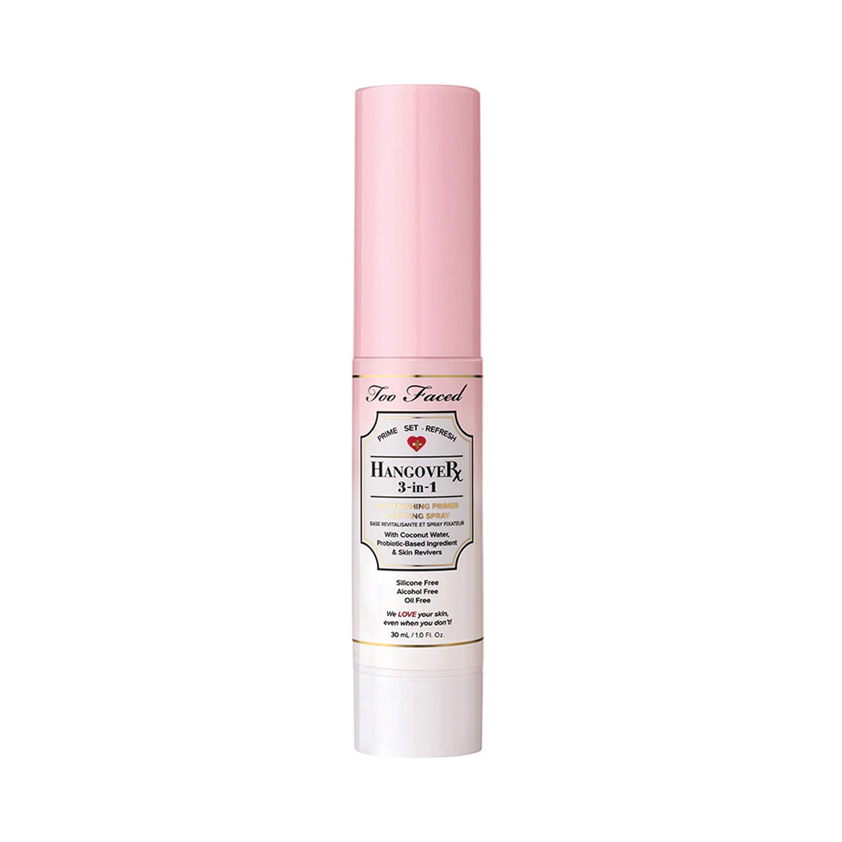 Too Faced Hangover 3-in-1 Primer & Setting Spray | Soothing & Hydrating Setting Spray for Face Makeup | Coconut Water