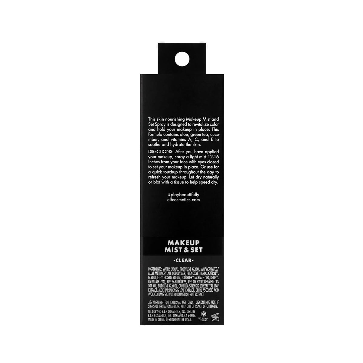 e.l.f. Matte Magic Mist & Set Makeup Setting Spray, Matte Finish & Oil Control for Lightweight Long-Lasting Wear, Vitamin B & E, 4 Fl Oz