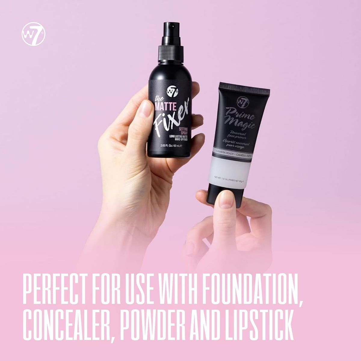 W7 Prime Magic and The Fixer Matte Duo - Primer and Setting Spray