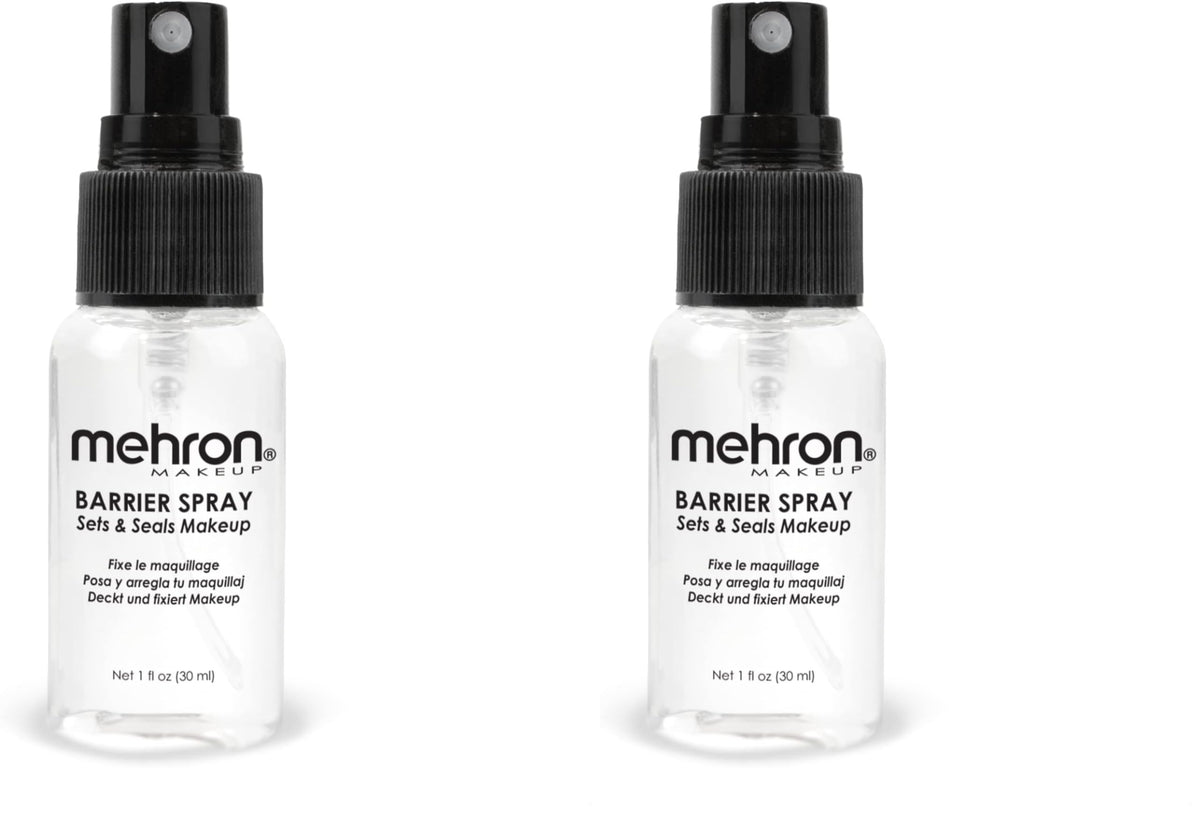 Mehron Makeup Barrier Spray - 1 Fl oz, Professional Makeup Setting Spray