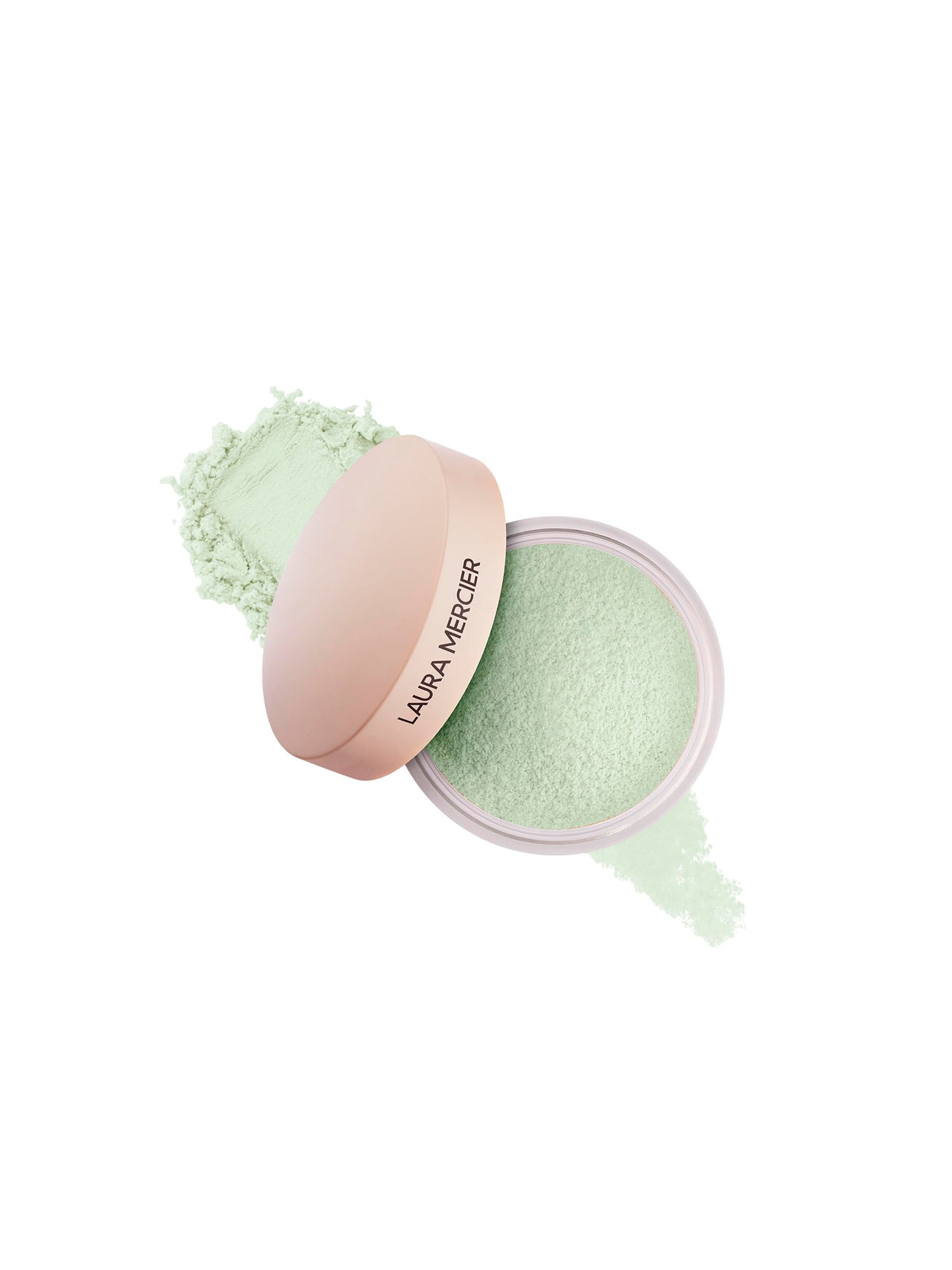 Laura Mercier Translucent Loose Talc-Free Setting Powder Ultra-Blur, 16HR Hydrating Wear, Natural Finish, Hyaluronic Acid-Infused, Normal to Dry & Mature Skin, Mint Green Shade Color Corrects Redness