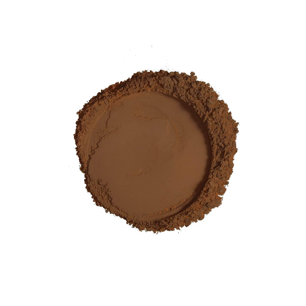 Ruby Kisses Mineral Pressed Powder Foundation, Medium to Full Coverage Natural Finish 0.35 Ounce (Cognac)