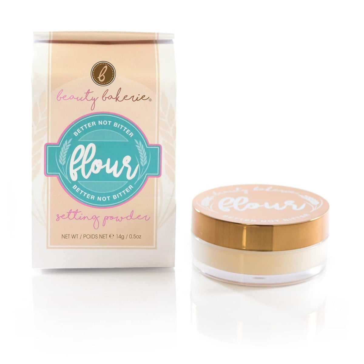 Beauty Bakerie Flour Setting Powder for Foundation, Oat, Perfect, 0.5oz