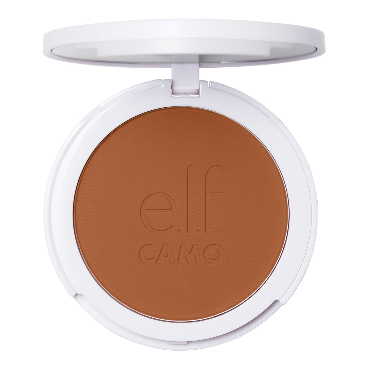 e.l.f. Camo Powder Foundation, Lightweight, Primer-Infused Buildable & Long-Lasting Medium-to-Full Coverage Foundation, Fair 150 C