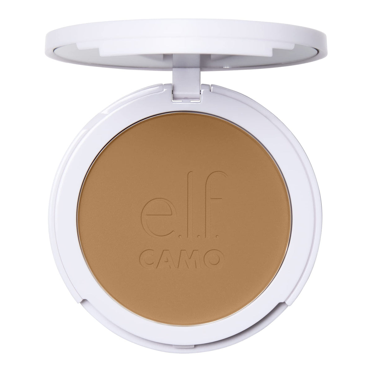 e.l.f. Camo Powder Foundation, Lightweight, Primer-Infused Buildable & Long-Lasting Medium-to-Full Coverage Foundation, Fair 150 C