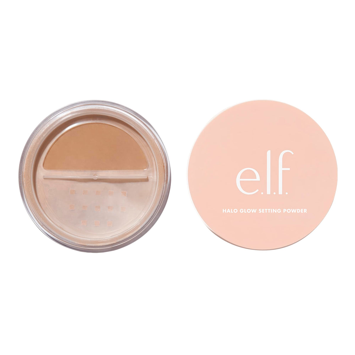 e.l.f. Halo Glow Soft Focus Setting Powder, Silky & Creates Soft Glow Without Shine, Smooths Pores & Lines, Vegan & Cruelty-Free, Light Pink