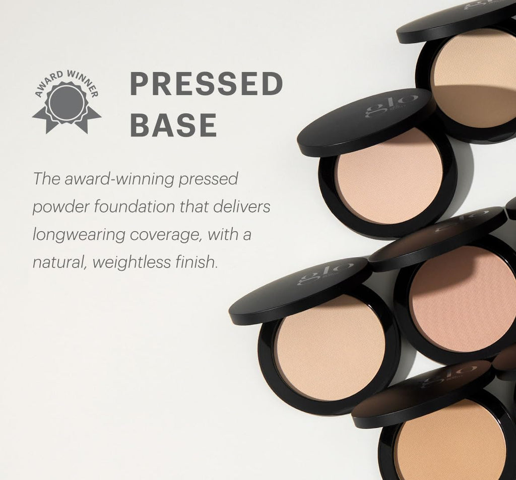 Glo Skin Beauty Pressed Base Powder Foundation, Honey Medium 0.92 oz