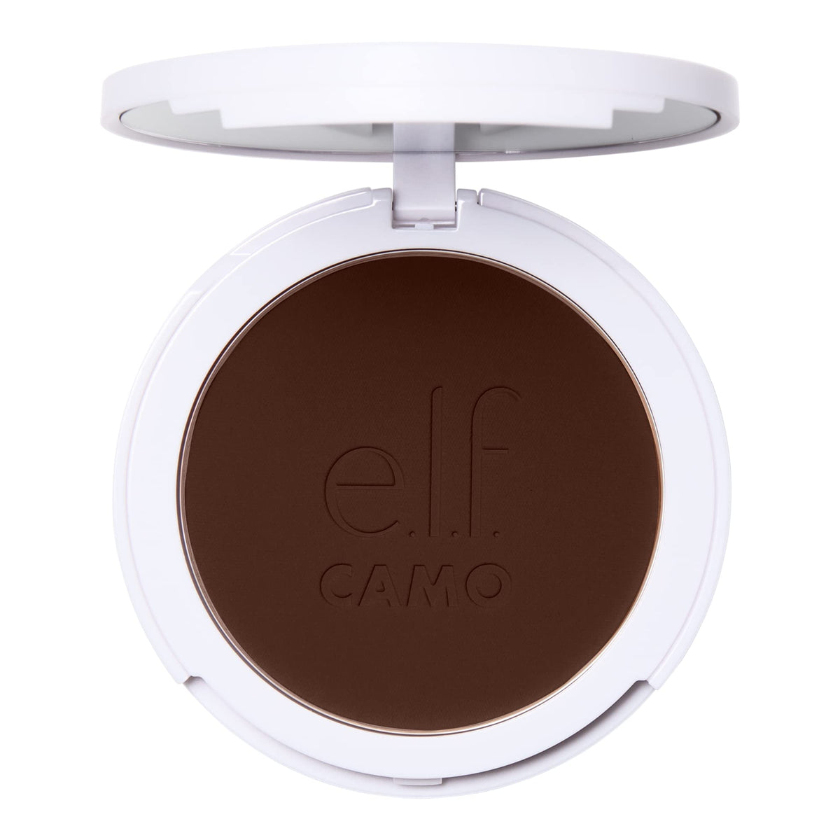 e.l.f. Camo Powder Foundation, Lightweight, Primer-Infused Buildable & Long-Lasting Medium-to-Full Coverage Foundation, Fair 150 C