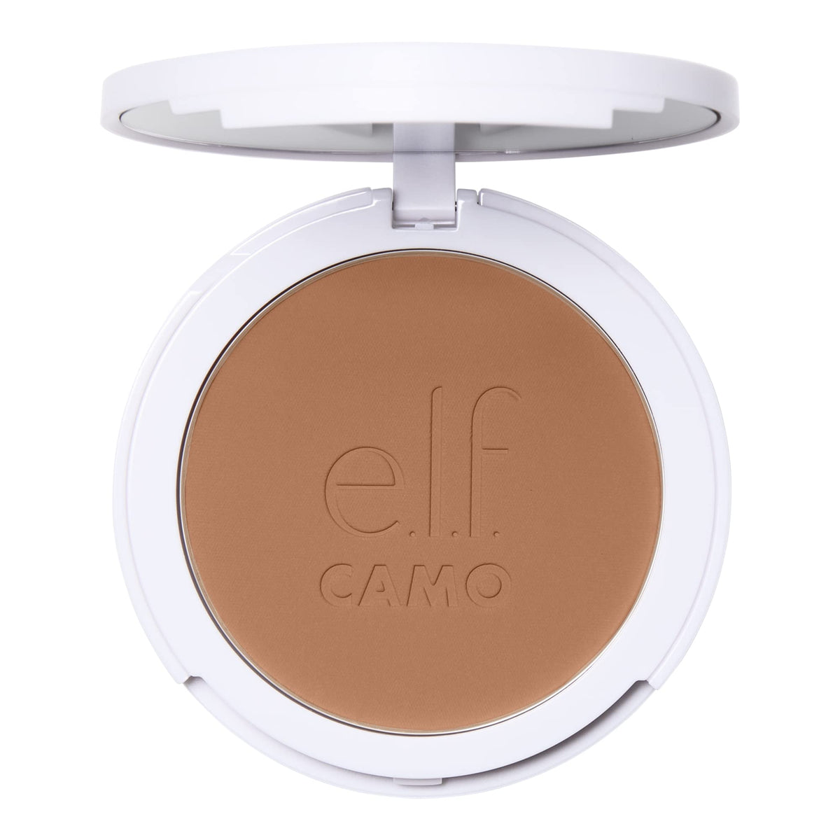 e.l.f. Camo Powder Foundation, Lightweight, Primer-Infused Buildable & Long-Lasting Medium-to-Full Coverage Foundation, Fair 150 C