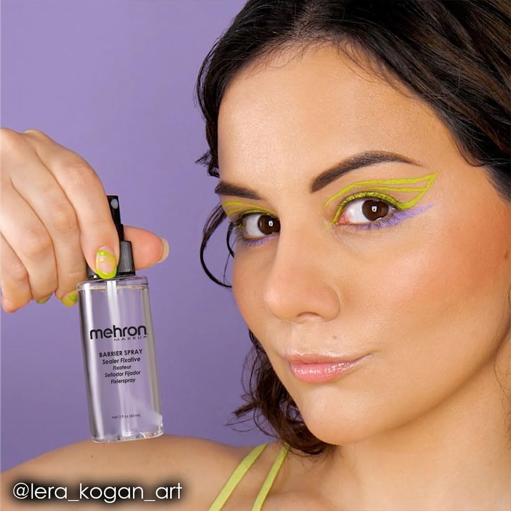 Mehron Makeup Barrier Spray - 1 Fl oz, Professional Makeup Setting Spray