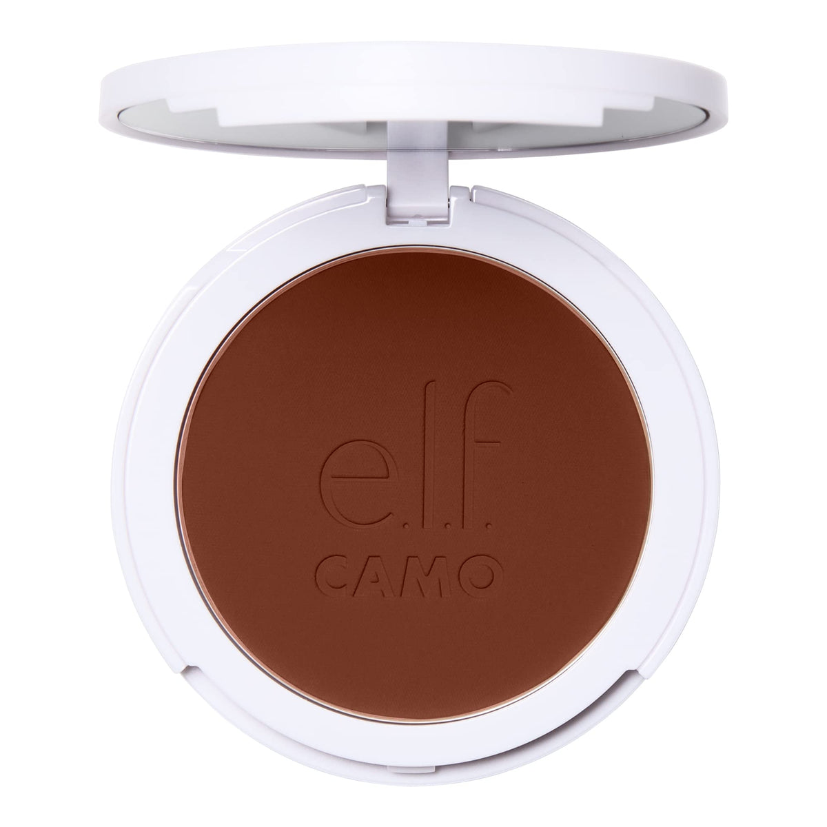 e.l.f. Camo Powder Foundation, Lightweight, Primer-Infused Buildable & Long-Lasting Medium-to-Full Coverage Foundation, Fair 150 C