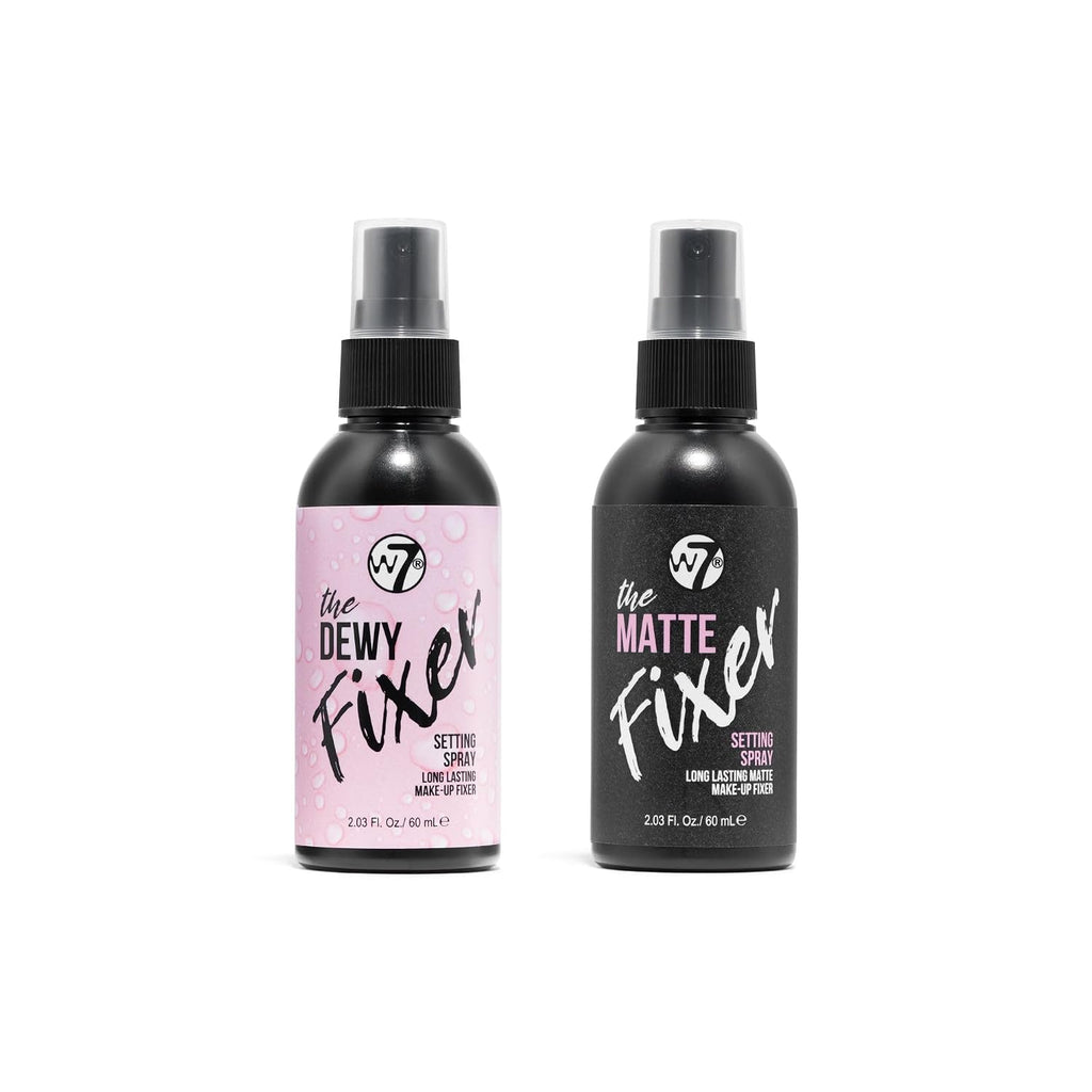 W7 The Fixer Makeup Setting Spray Duo - Dewy and Matte Finishes
