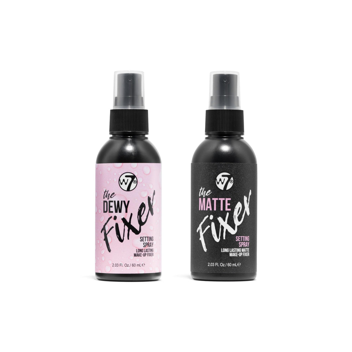 W7 The Fixer Makeup Setting Spray Duo - Dewy and Matte Finishes