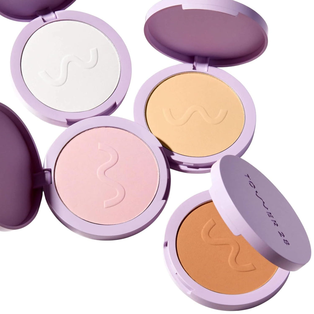 Tower 28 GetSet Pressed Setting Powder, Pink Palisades (0.35 oz)