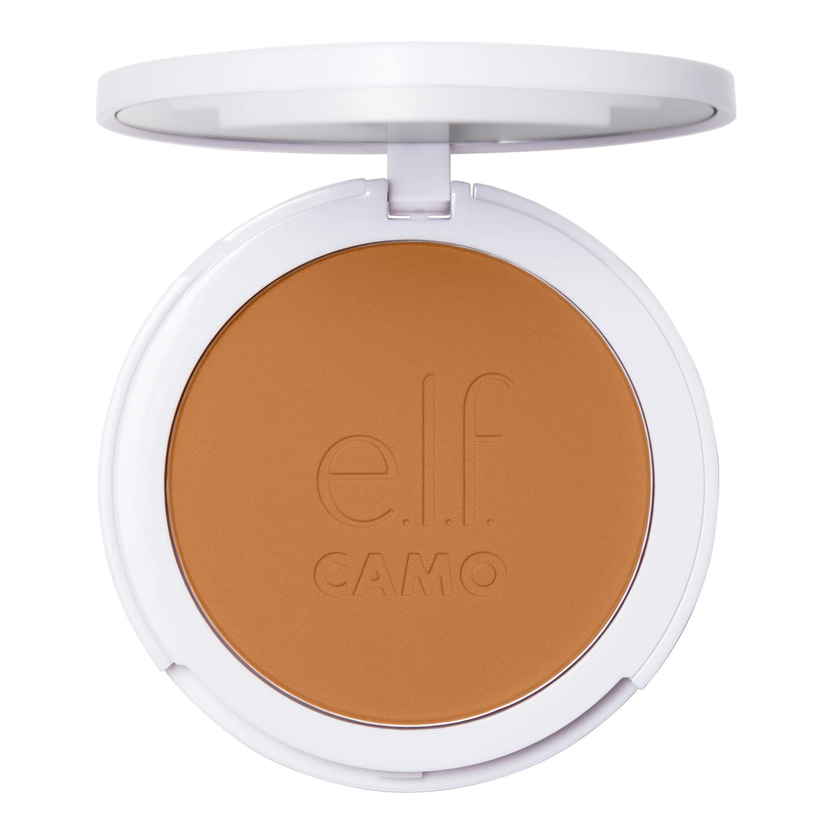 e.l.f. Camo Powder Foundation, Lightweight, Primer-Infused Buildable & Long-Lasting Medium-to-Full Coverage Foundation, Fair 150 C