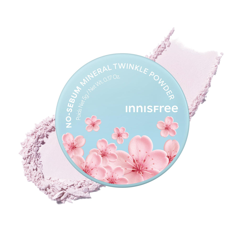 innisfree No Sebum Matte Mineral Powder | Korean Loose Setting Powder for Oil & Shine Control | Blurs Fine Lines & Imperfections | Lightweight, Natural Finish | Available In Jumbo & Pressed Powder