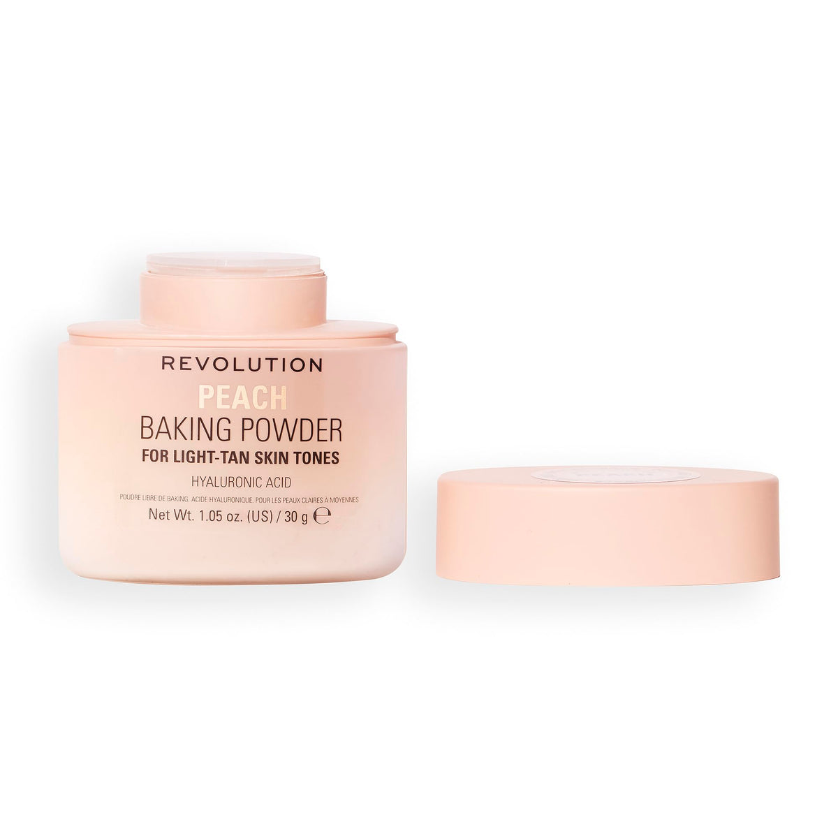 Revolution Beauty, Loose Baking Powder, Makeup Setting Powder, Long Lasting Coverage, Mattifies & Reduces Shine, Banana, 1.12 Oz