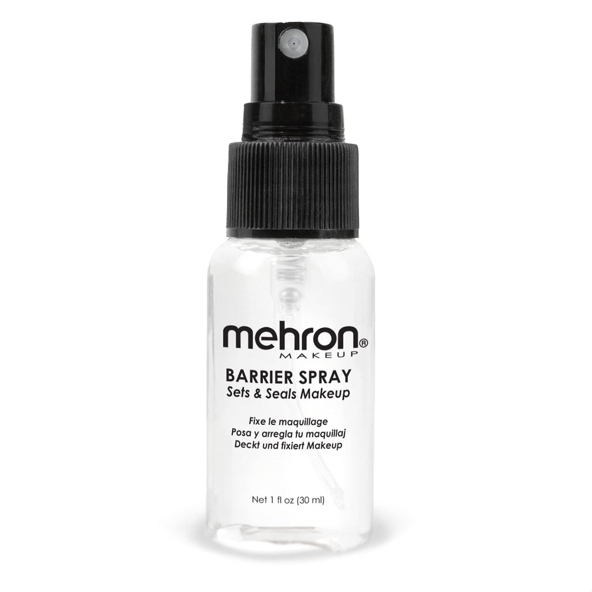 Mehron Makeup Barrier Spray - 1 Fl oz, Professional Makeup Setting Spray
