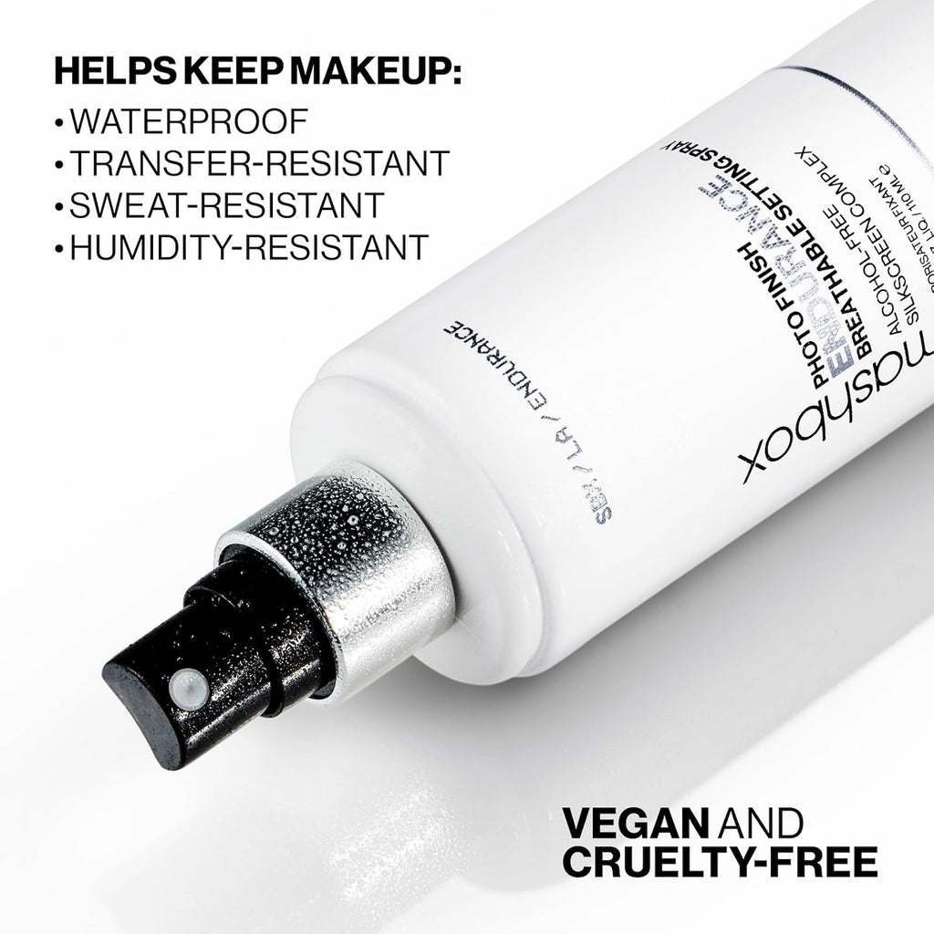 Smashbox Photo Finish Endurance Breathable Setting Spray | Lightweight, Long-Lasting, Hydrating Setting Spray | Locks in Makeup + Breathable Barrier That Strengthens Skin