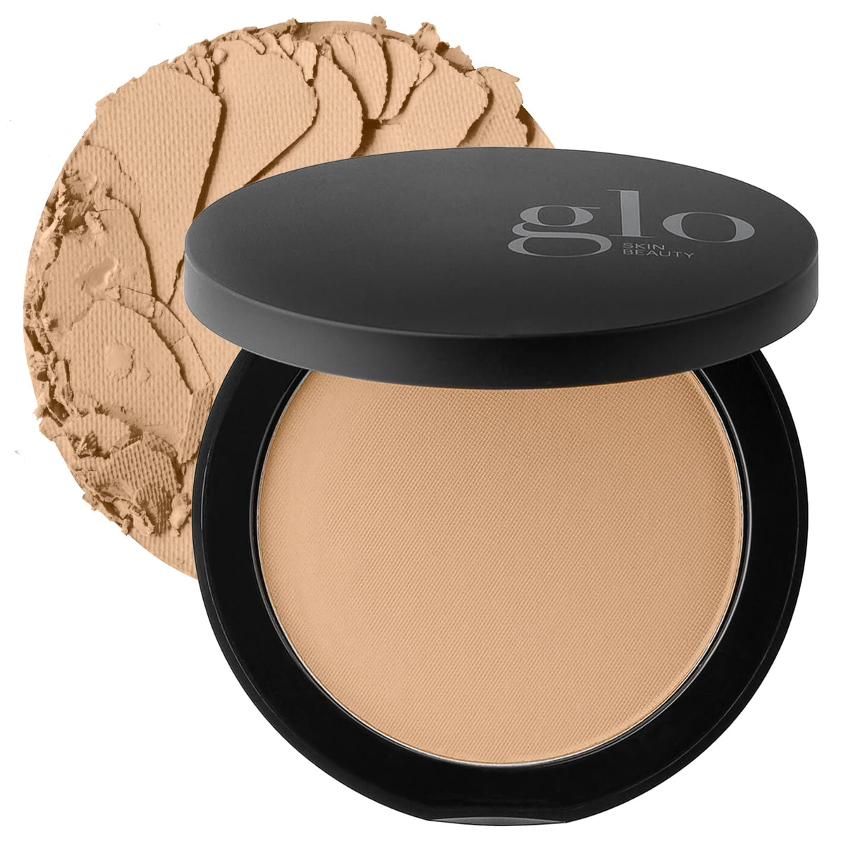 Glo Skin Beauty Pressed Base Powder Foundation, Honey Medium 0.92 oz