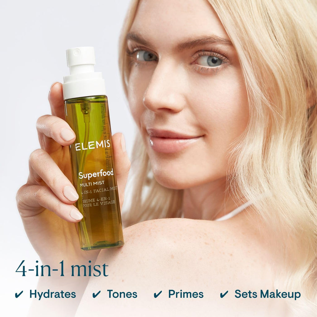ELEMIS Superfood Multi Mist; Priming Toning & Setting Facial Spray, 98ml