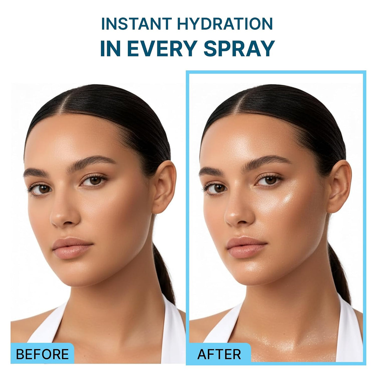 Auras Collagen Firming Mist K-Beauty | Fresh Activated Oxygen Formula Hydrating Spray Serum with Collagen Peptides, Korean Skincare Serum & Setting Mist for Dry, Aging Skin, 3.4 fl oz