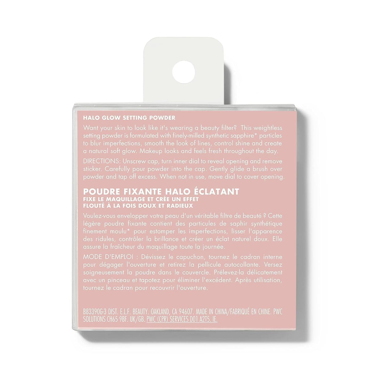 e.l.f. Halo Glow Soft Focus Setting Powder, Silky & Creates Soft Glow Without Shine, Smooths Pores & Lines, Vegan & Cruelty-Free, Light