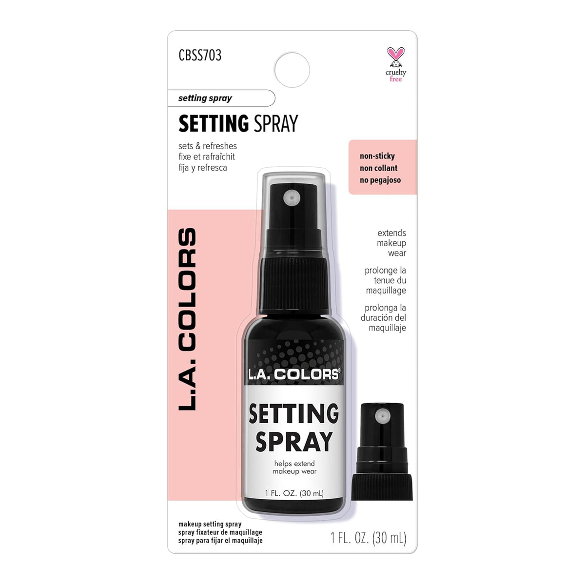 L.A. COLORS Setting Spray (carded), Setting Spray CBSS703N