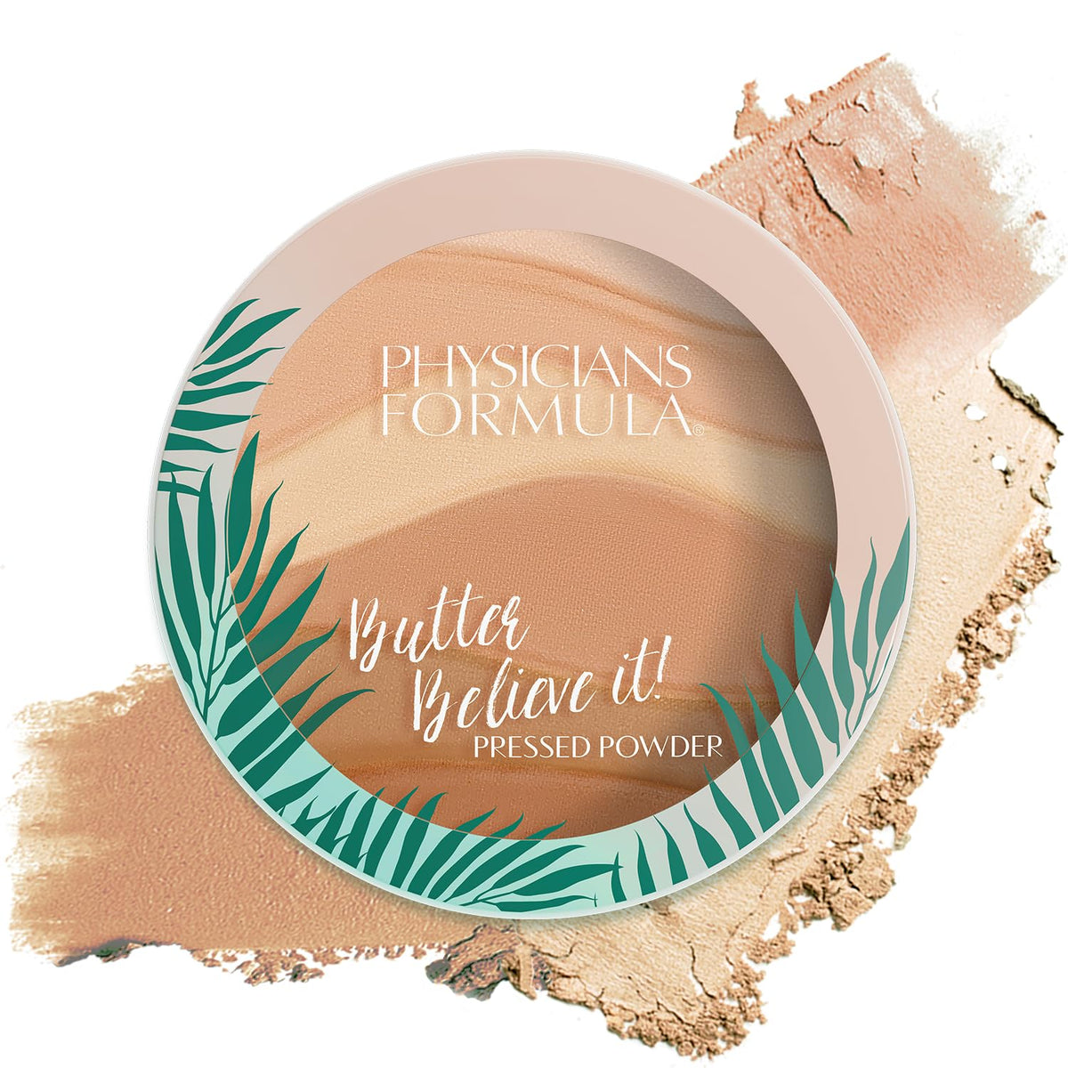 Physicians Formula Mineral Wear Talc-Free Airbrushing Pressed Powder, Full Coverage Mineral Face Powder for Sensitive Skin – Creamy Natural