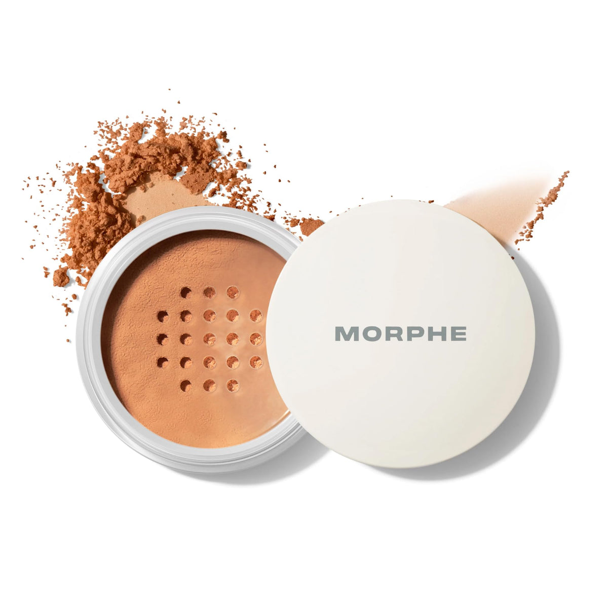 Morphe Bake & Set Translucent Setting Powder - Lightweight, Talc-Free Finishing Powder for Face Makeup with a Soft, Natural Finish - Minimizes Shine for Up to 24HR - Translucent (0.31 oz)