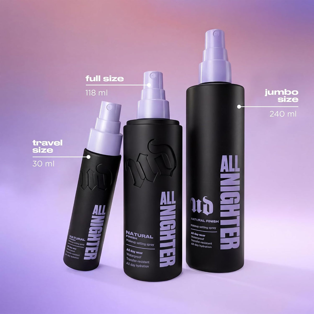 Urban Decay All Nighter Waterproof Makeup Setting Spray - Natural Finish
