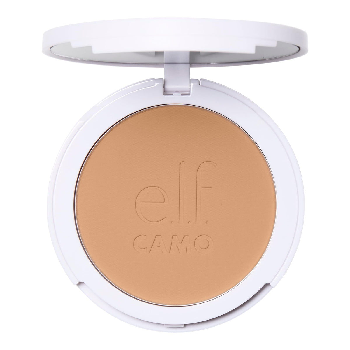 e.l.f. Camo Powder Foundation, Lightweight, Primer-Infused Buildable & Long-Lasting Medium-to-Full Coverage Foundation, Fair 150 C