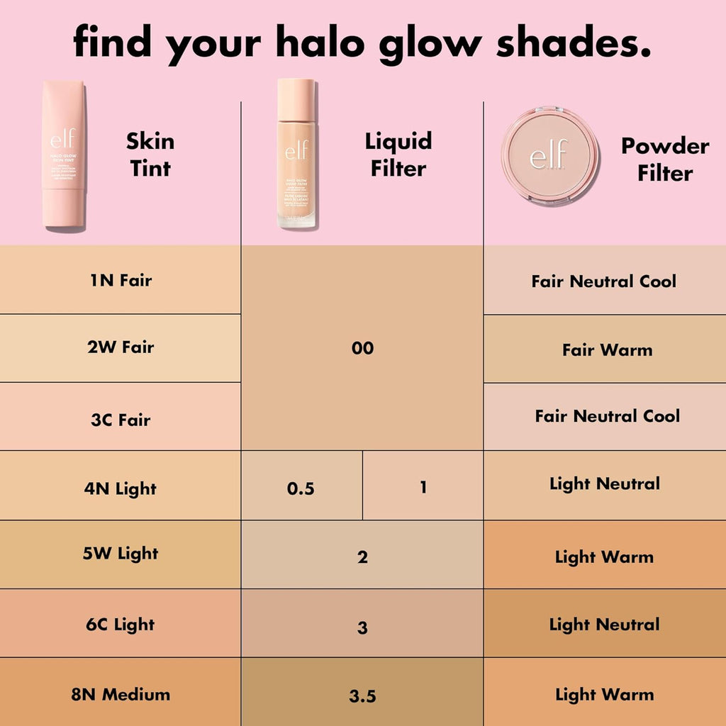 e.l.f. Halo Glow Powder Filter, Light Neutral